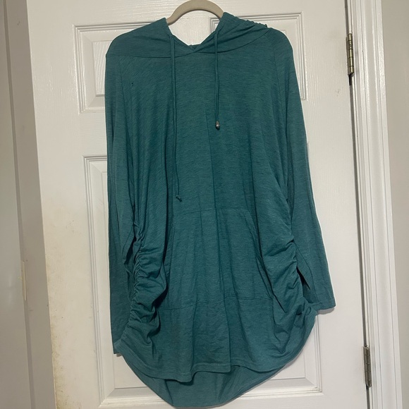 Maternity Lightweight Hooded Pullover - Picture 1 of 2